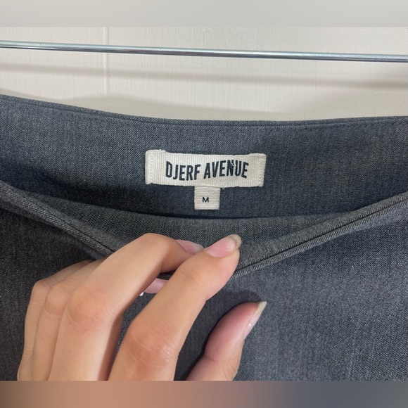 Djerf Avenue Must Have Gray Mini Skirt Women’s Size Medium - Picture 3 of 11